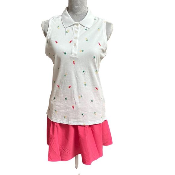 TOMMY BAHAMA Everyday Active Polo Top & Skort Set NWT Size M - Picture 2 of 9